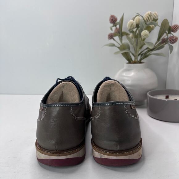 Pikolinos Berna Oxford Leather Lace-Up Brown Shoes Round Toe Men's 12.5/EU 46 - Picture 4 of 11